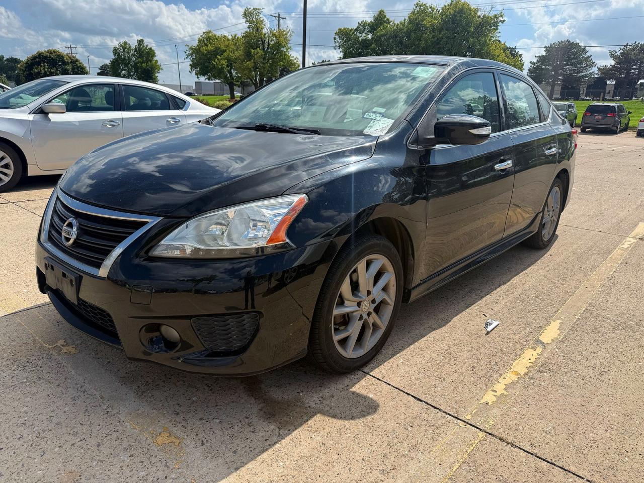 2015 Nissan Sentra Sr Black vin: 3N1AB7AP5FY354763