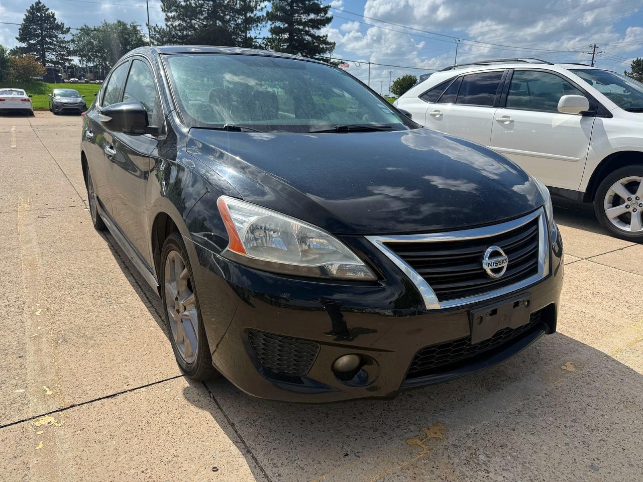 2015 Nissan Sentra Sr Black vin: 3N1AB7AP5FY354763