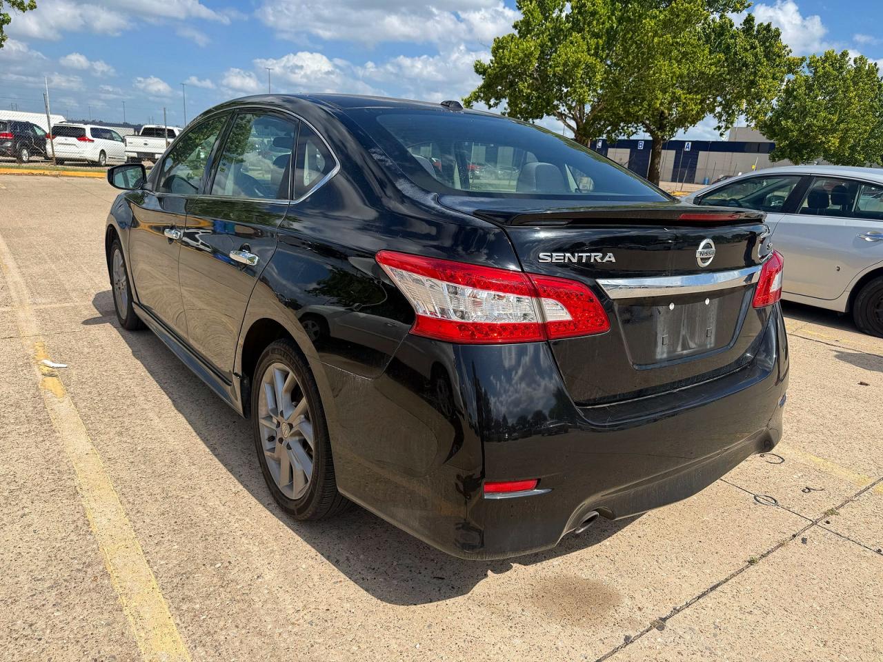 2015 Nissan Sentra Sr Black vin: 3N1AB7AP5FY354763