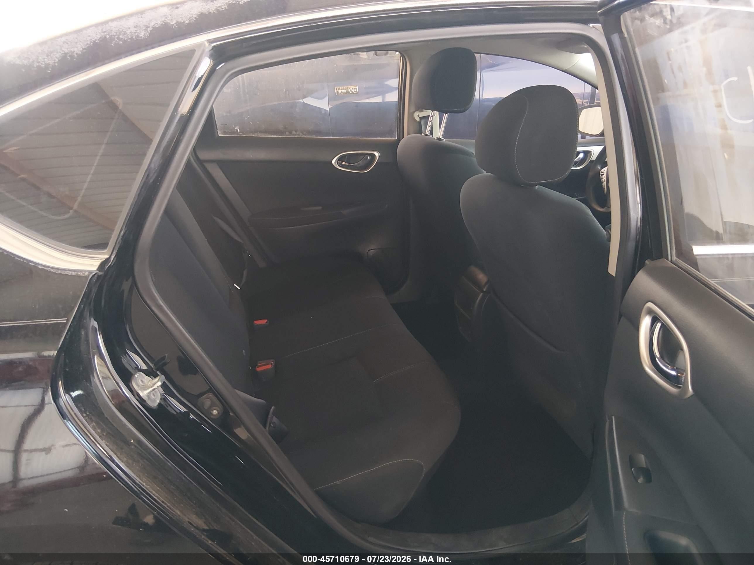 2015 Nissan Sentra S Black vin: 3N1AB7AP5FY359560