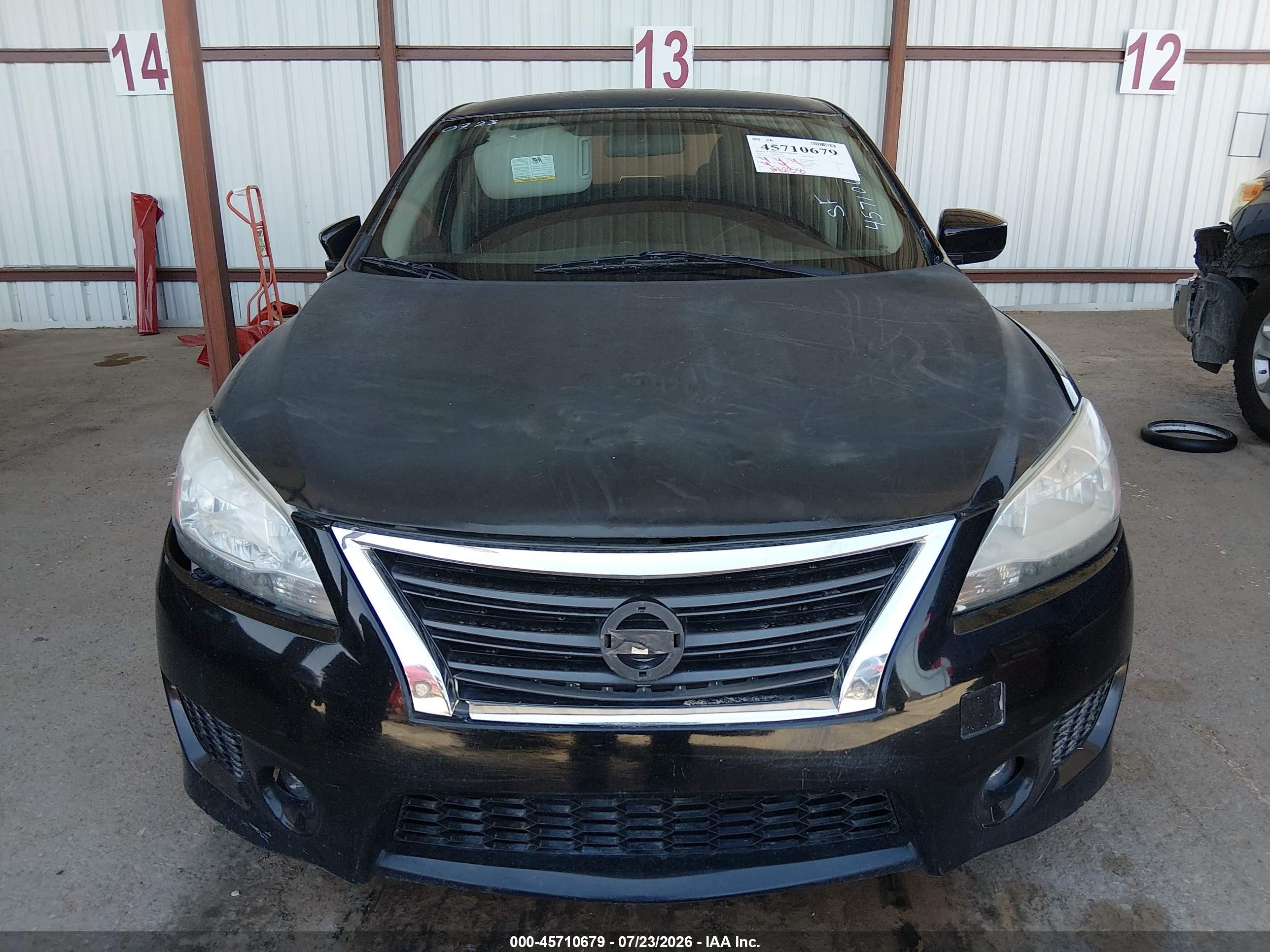 2015 Nissan Sentra S Black vin: 3N1AB7AP5FY359560