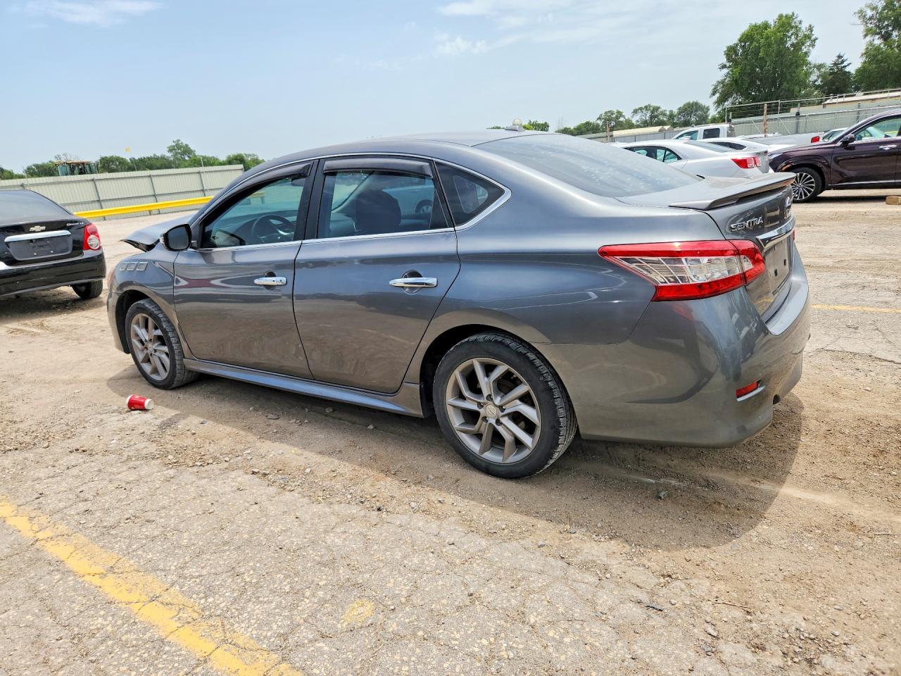 2015 Nissan Sentra Sr Gray vin: 3N1AB7AP5FY360045
