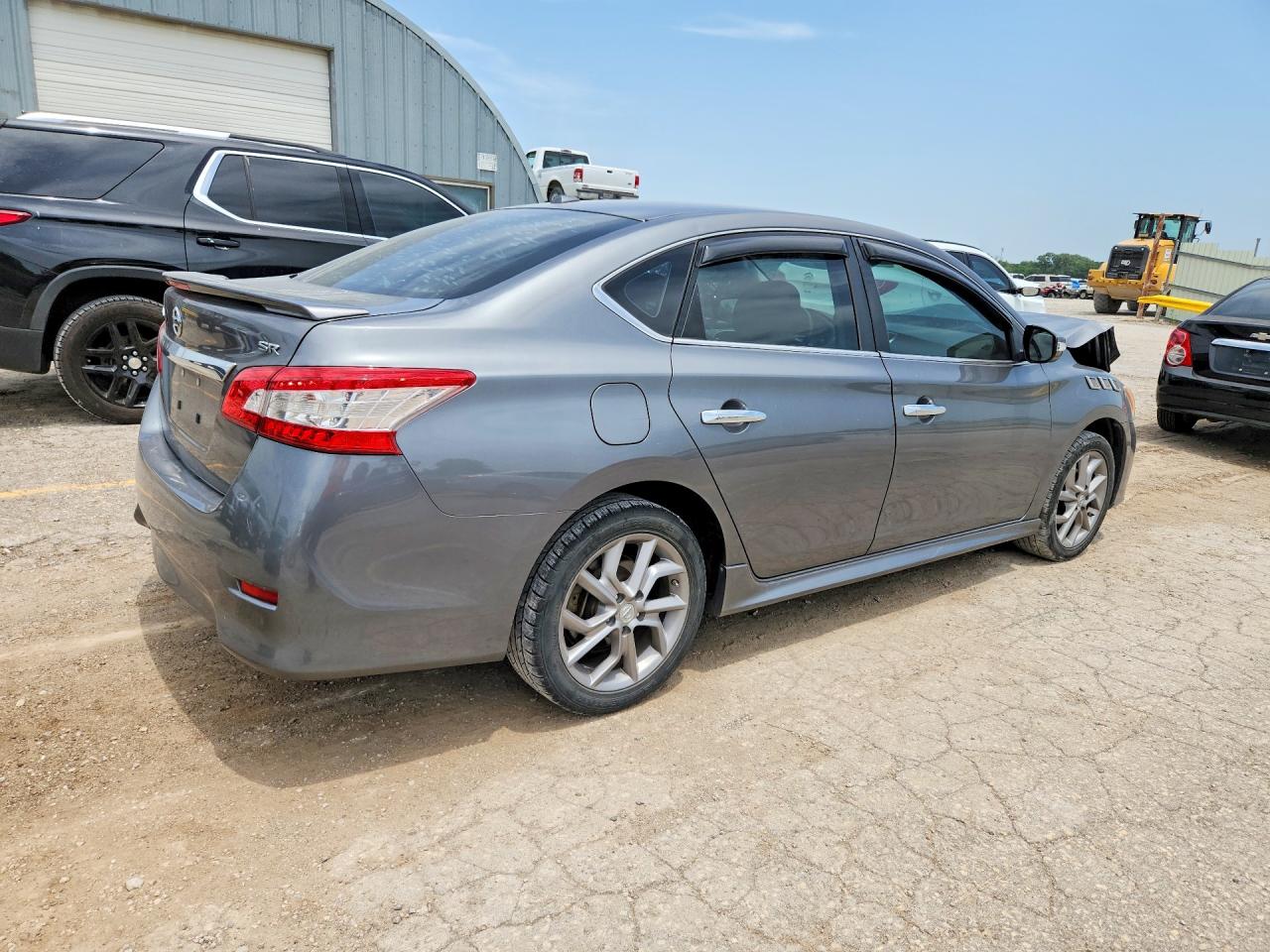 2015 Nissan Sentra Sr Gray vin: 3N1AB7AP5FY360045