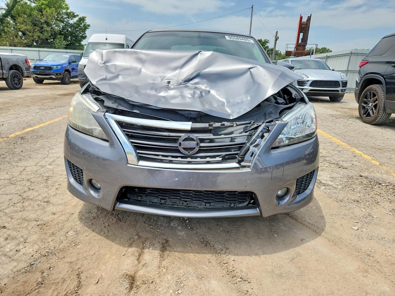 2015 Nissan Sentra Sr Gray vin: 3N1AB7AP5FY360045