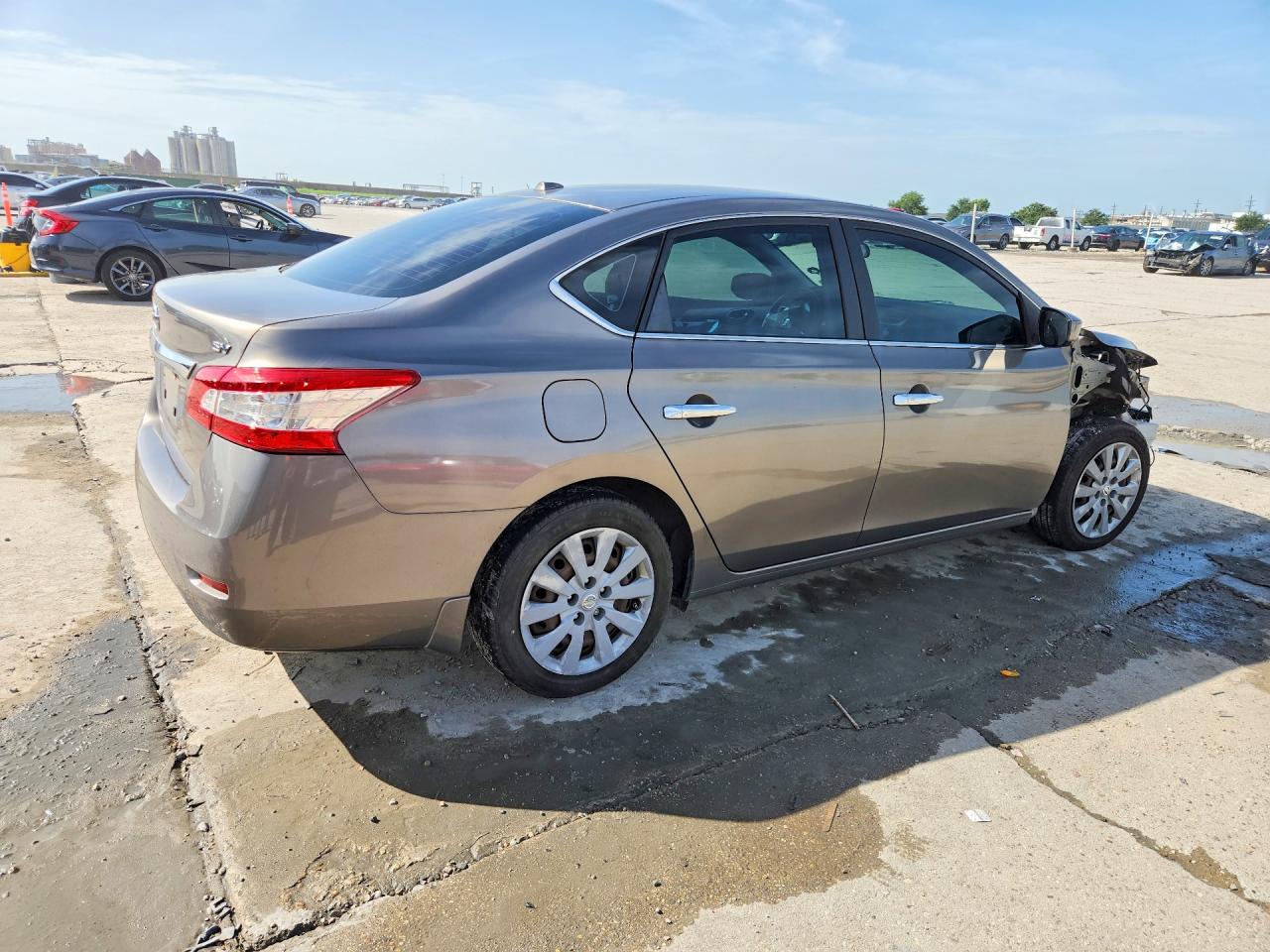 2015 Nissan Sentra Sv Silver vin: 3N1AB7AP5FY362197