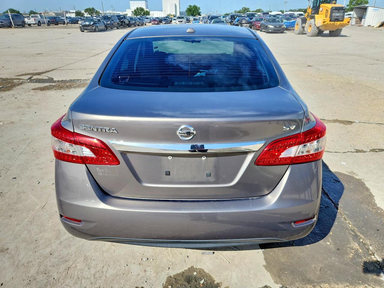 2015 Nissan Sentra Sv Silver vin: 3N1AB7AP5FY362197