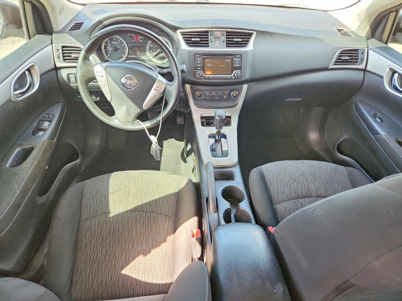 2015 Nissan Sentra Sv Silver vin: 3N1AB7AP5FY362197