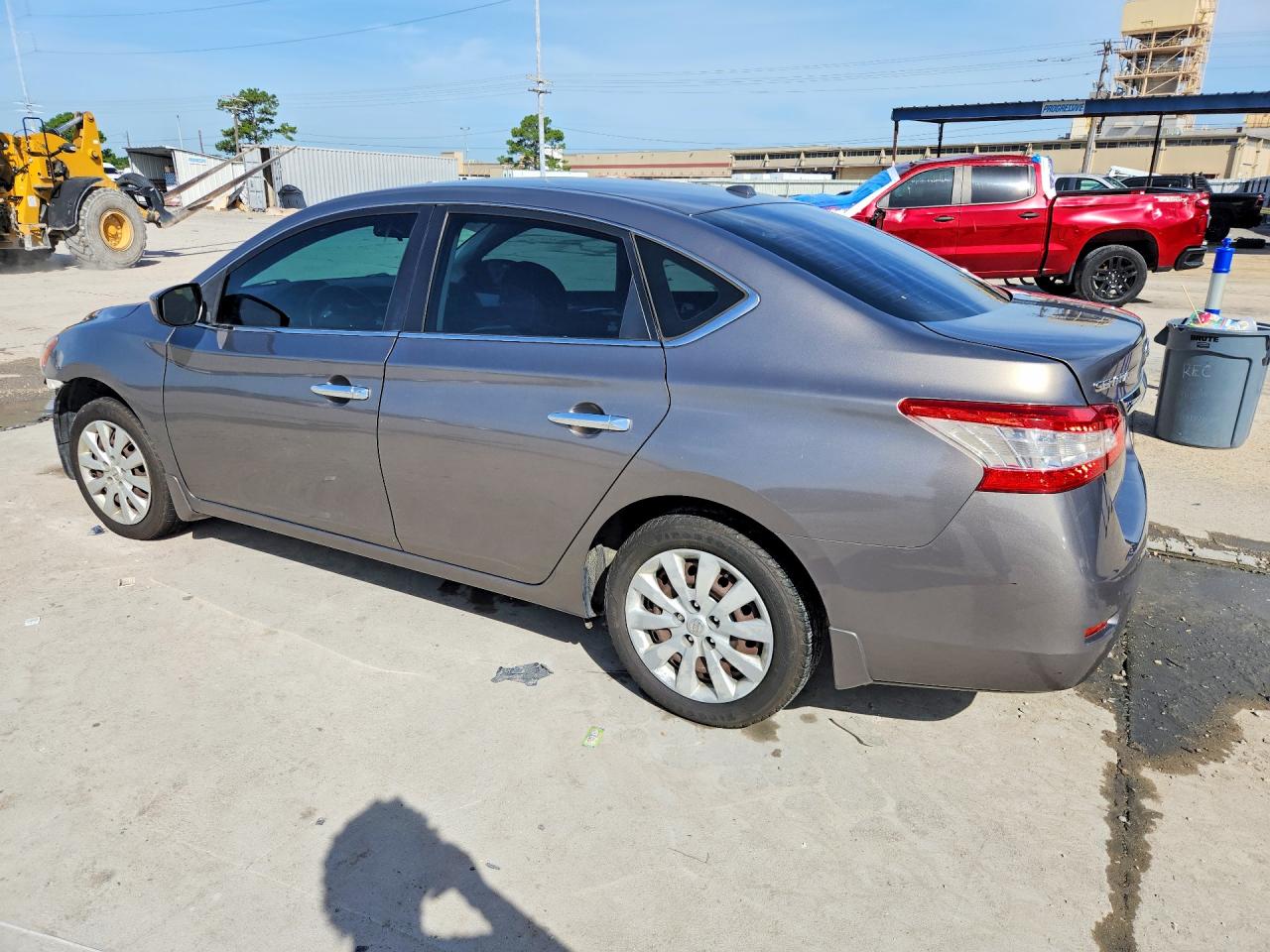 2015 Nissan Sentra Sv Silver vin: 3N1AB7AP5FY362197