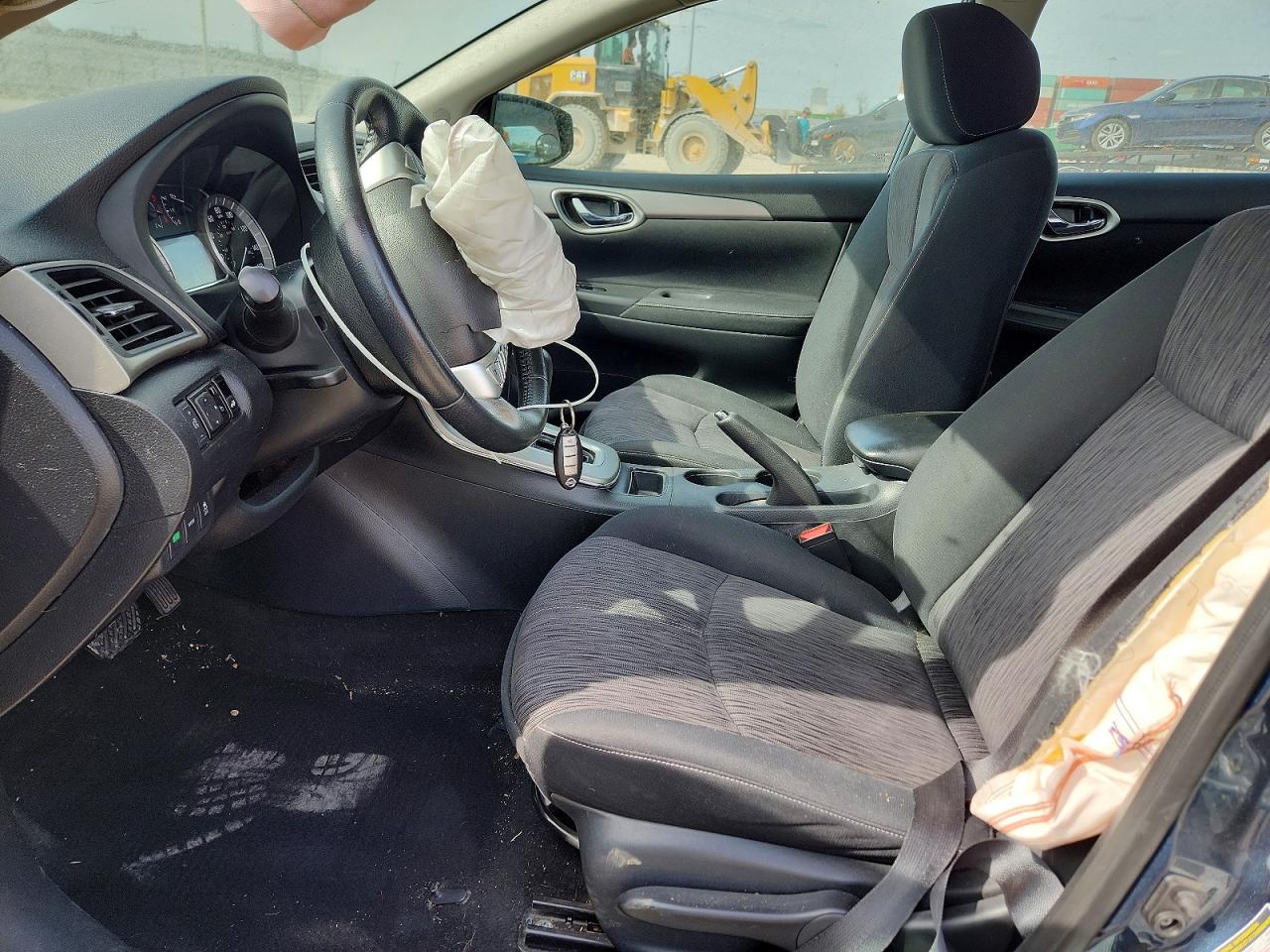 2015 Nissan Sentra Sv Blue vin: 3N1AB7AP5FY364810