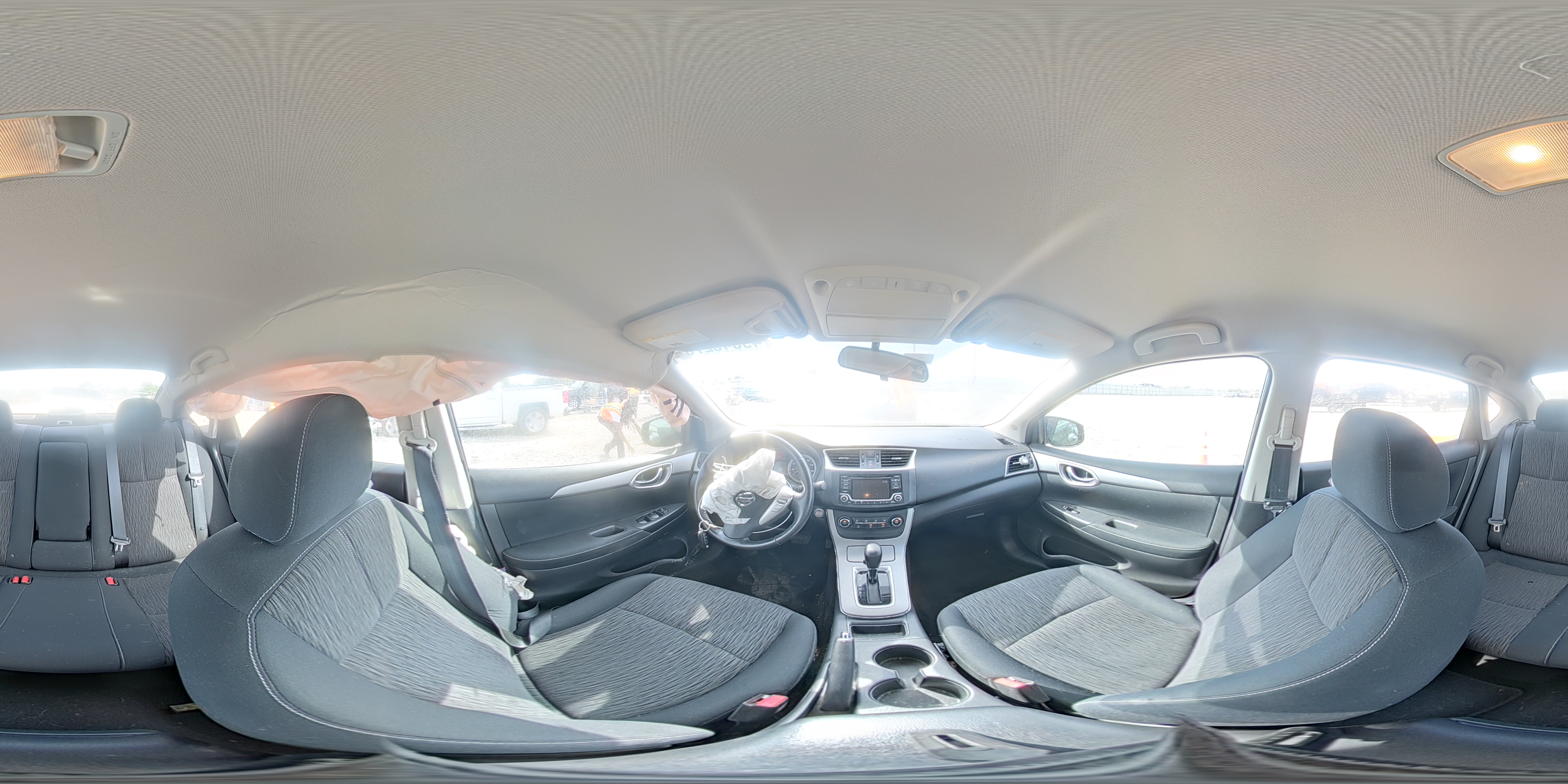 2015 Nissan Sentra Sv Blue vin: 3N1AB7AP5FY364810