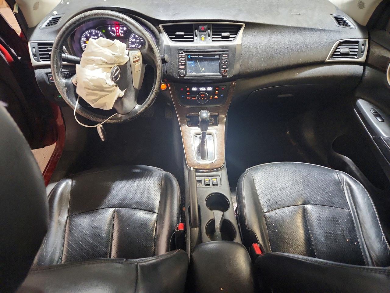 2015 Nissan Sentra S Maroon vin: 3N1AB7AP5FY368274
