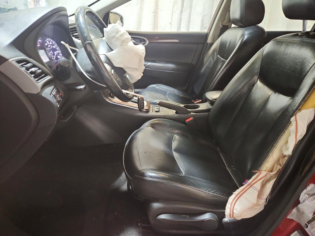 2015 Nissan Sentra S Maroon vin: 3N1AB7AP5FY368274