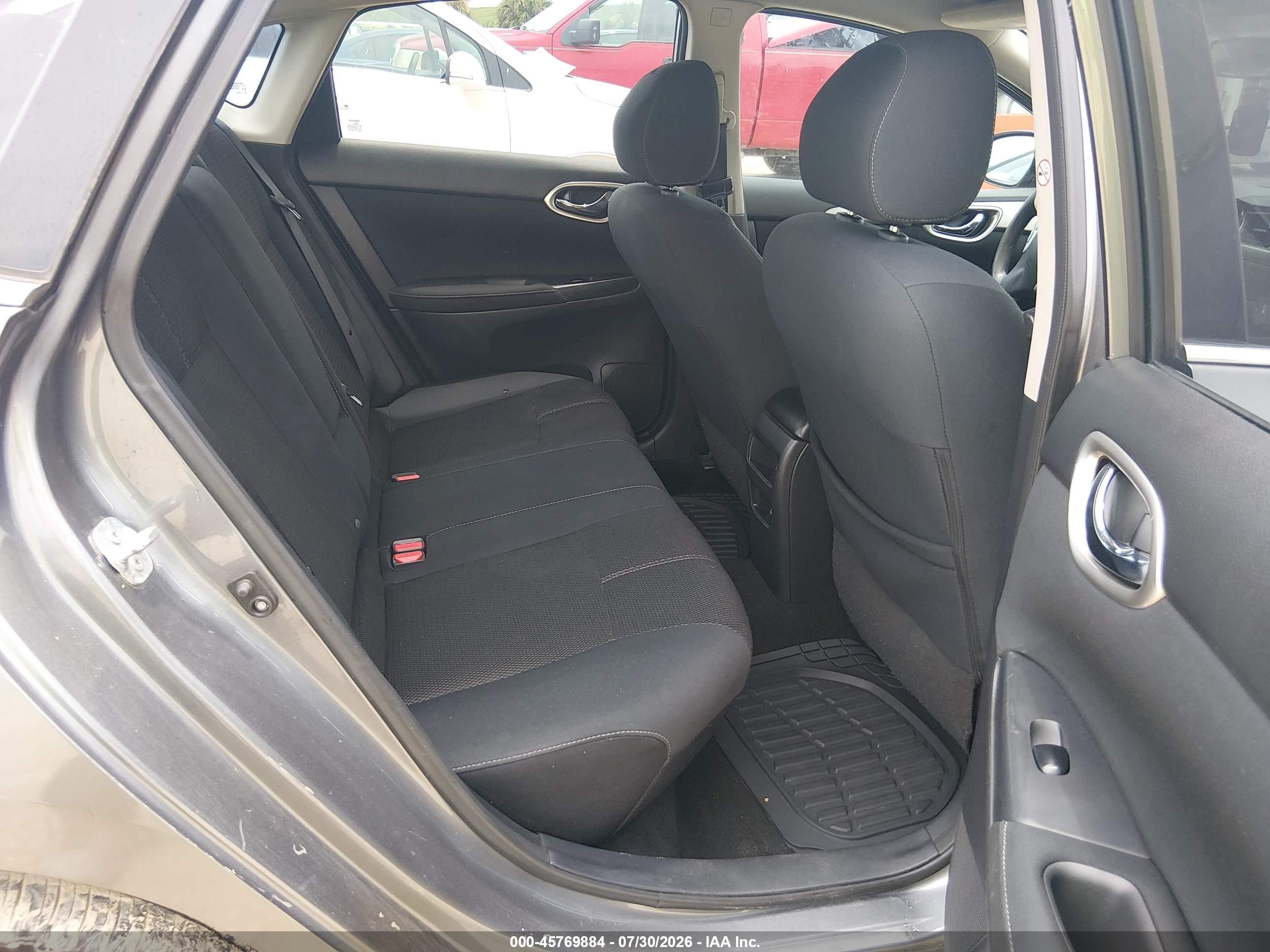 2015 Nissan Sentra S Gray vin: 3N1AB7AP5FY368422