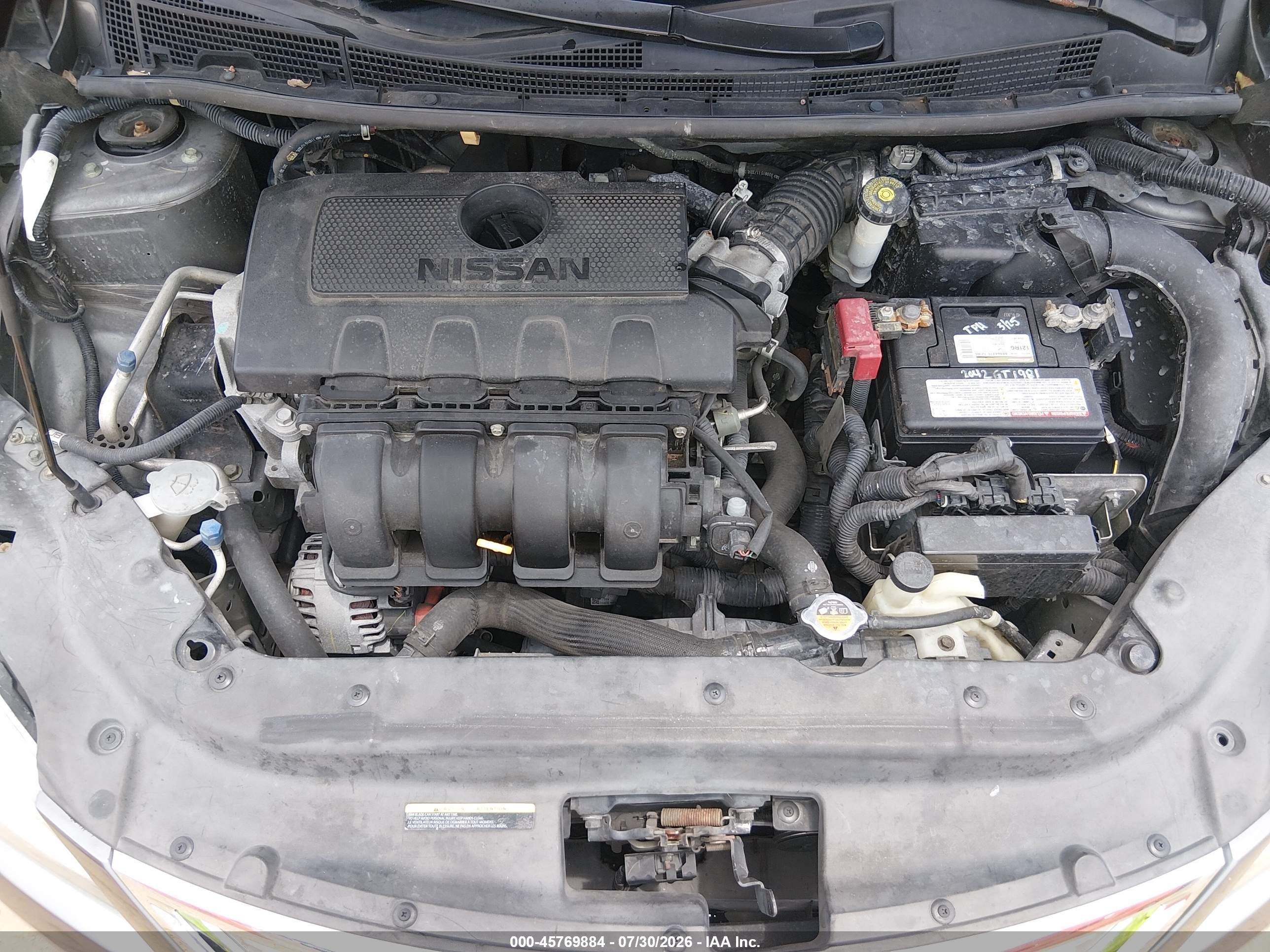 2015 Nissan Sentra S Gray vin: 3N1AB7AP5FY368422
