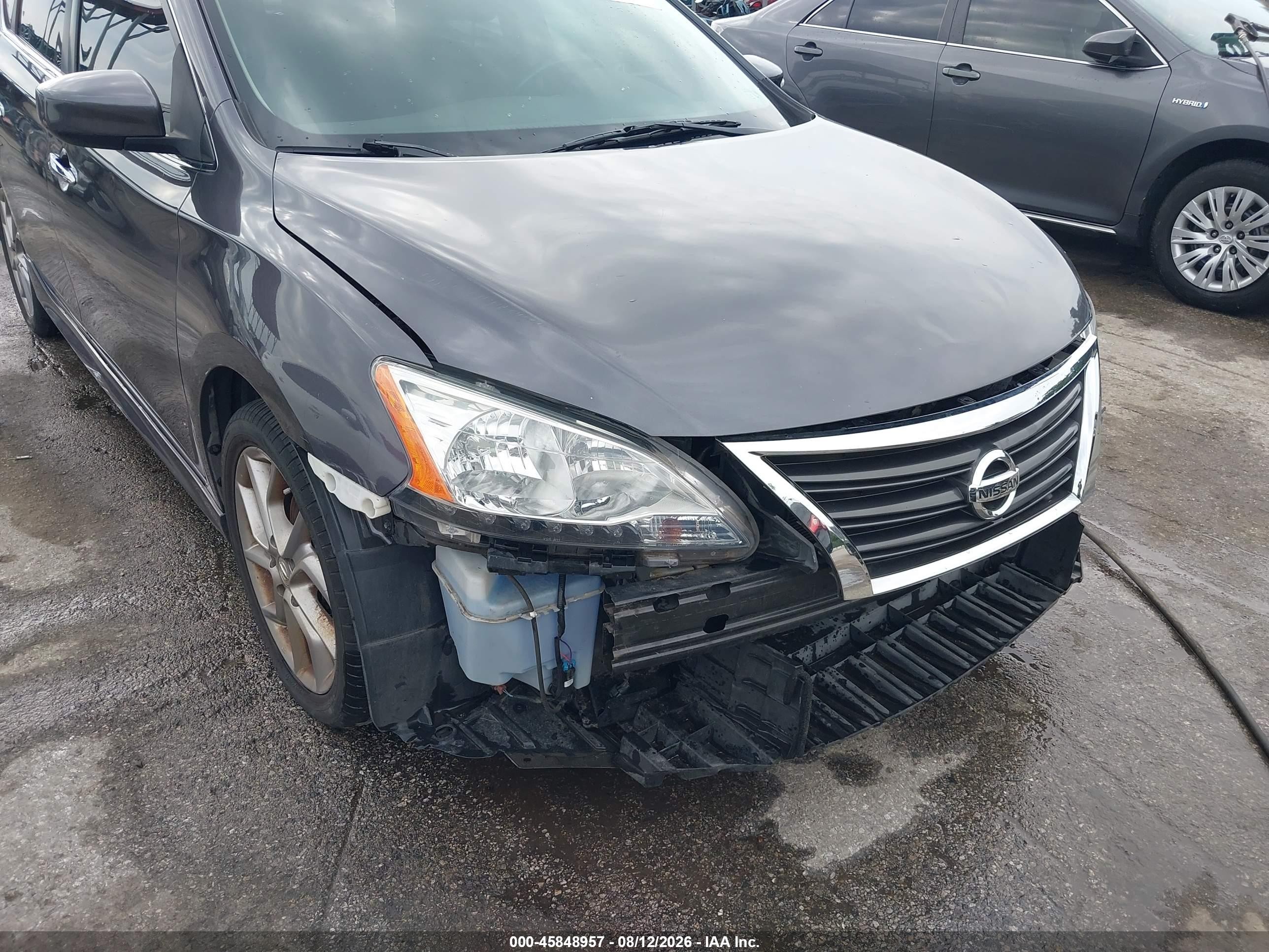 2015 Nissan Sentra Sr Gray vin: 3N1AB7AP5FY376049