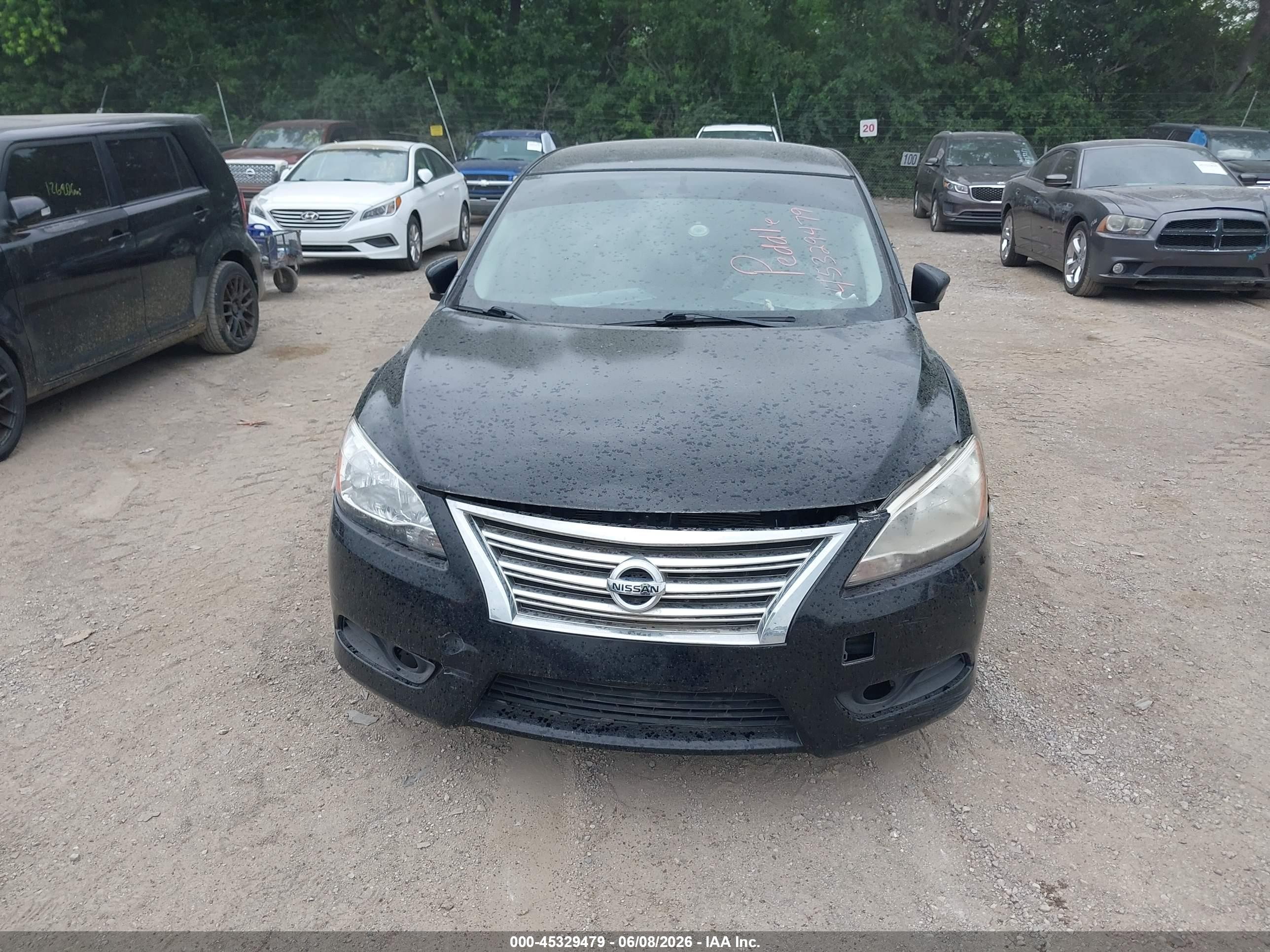 2015 Nissan Sentra S Черный vin: 3N1AB7AP5FY381722