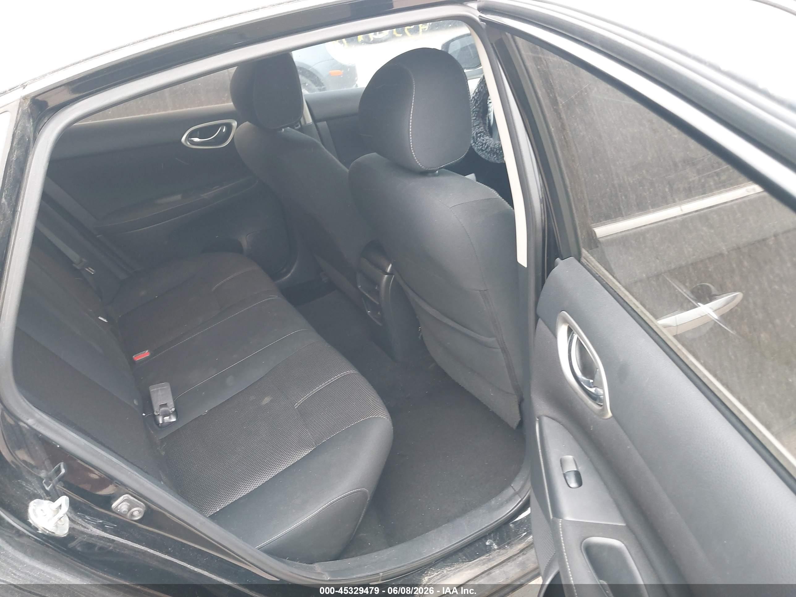 2015 Nissan Sentra S Черный vin: 3N1AB7AP5FY381722