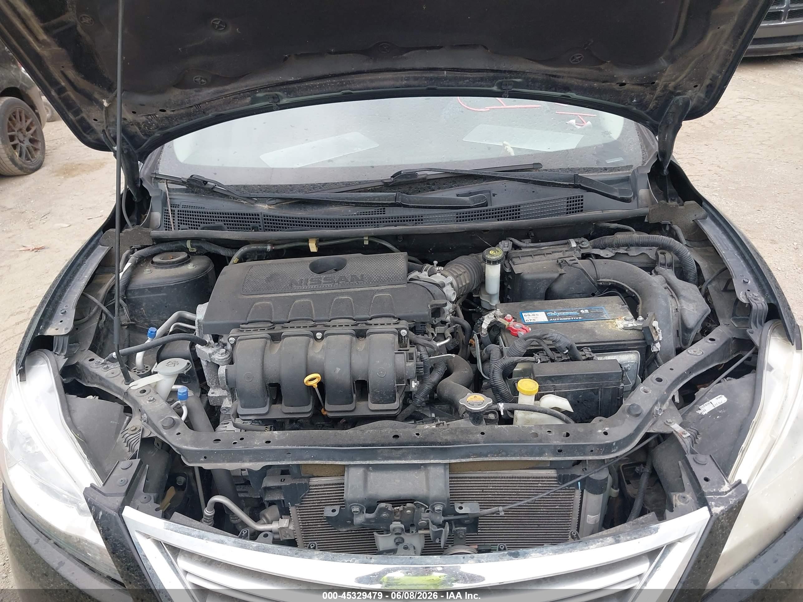 2015 Nissan Sentra S Черный vin: 3N1AB7AP5FY381722