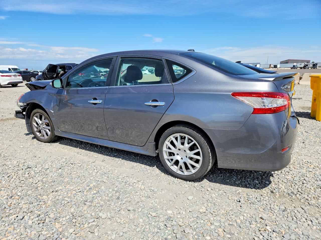 2015 Nissan Sentra Sr Gray vin: 3N1AB7AP5FY382403