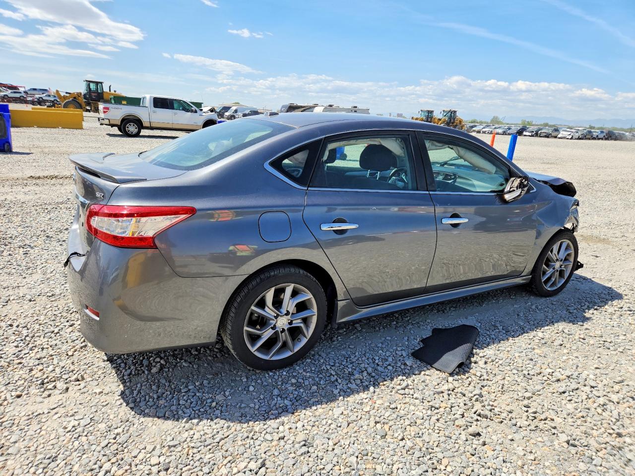 2015 Nissan Sentra Sr Gray vin: 3N1AB7AP5FY382403