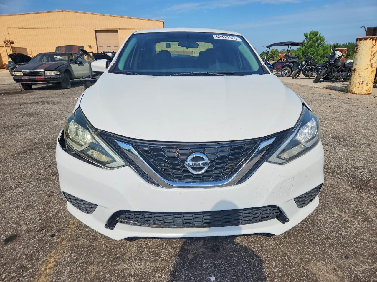 2016 Nissan Sentra S White vin: 3N1AB7AP5GY218652