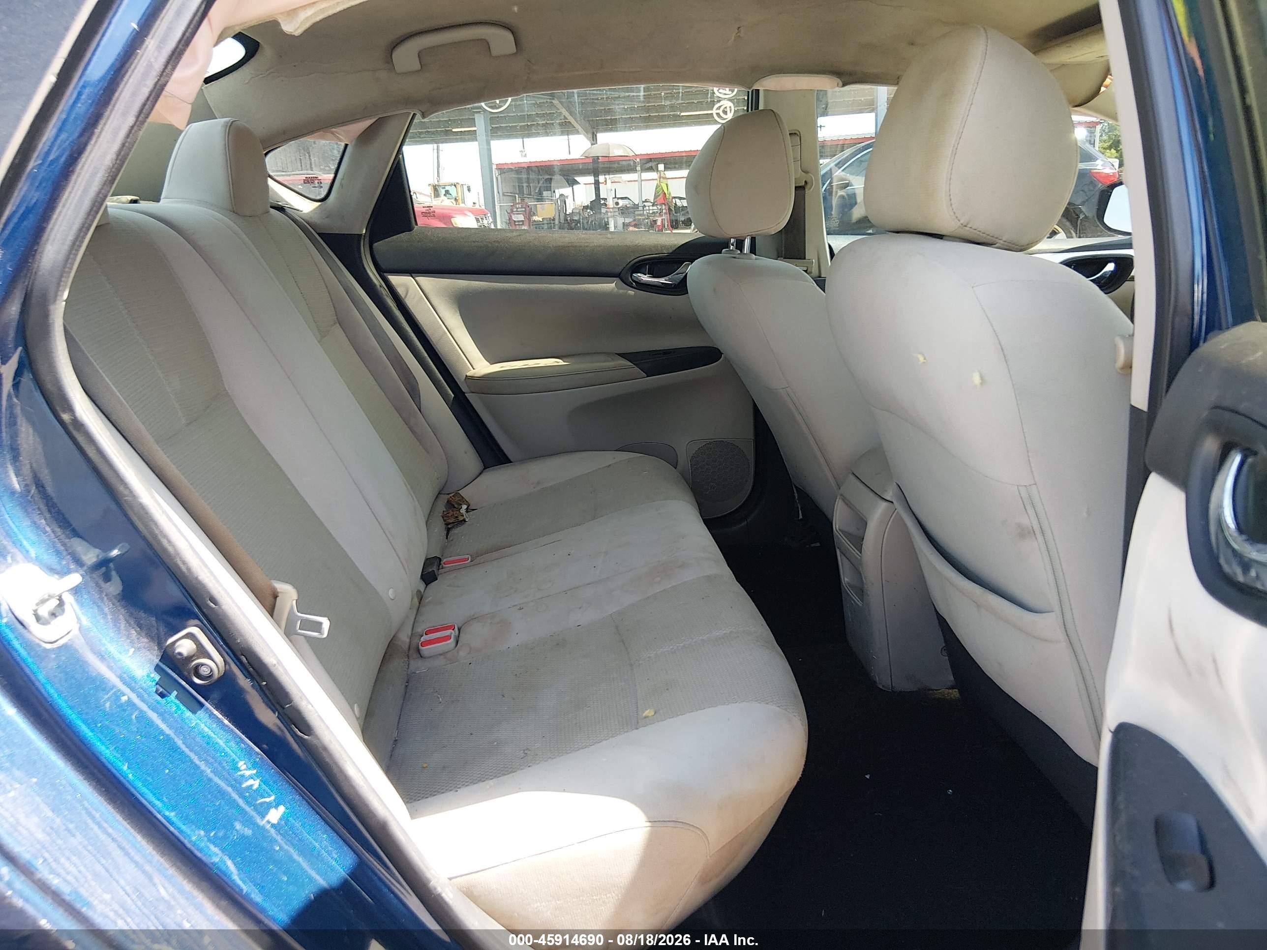 2016 Nissan Sentra S Синий vin: 3N1AB7AP5GY228873