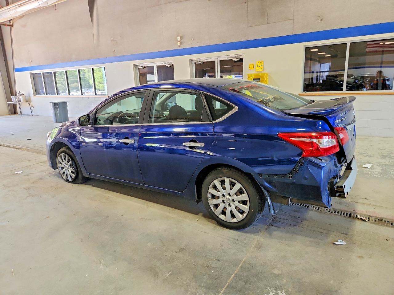 2016 Nissan Sentra S Blue vin: 3N1AB7AP5GY252056
