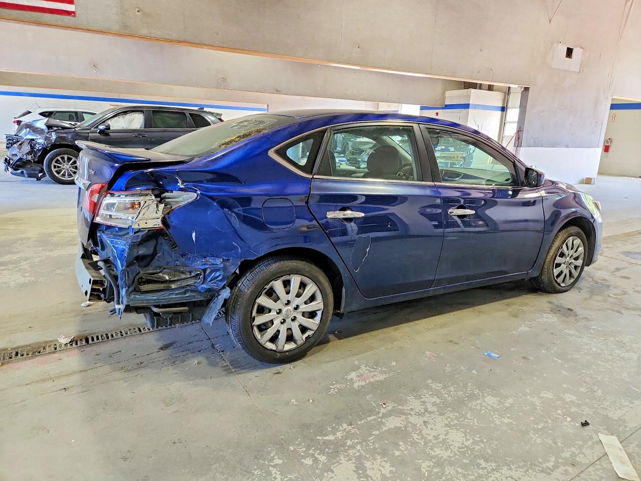 2016 Nissan Sentra S Blue vin: 3N1AB7AP5GY252056