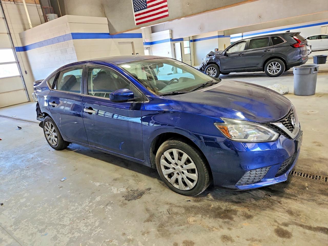 2016 Nissan Sentra S Blue vin: 3N1AB7AP5GY252056