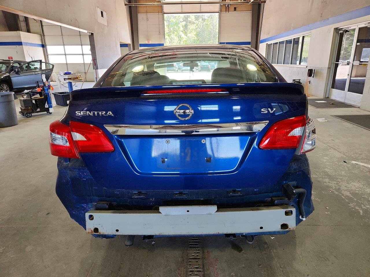 2016 Nissan Sentra S Blue vin: 3N1AB7AP5GY252056