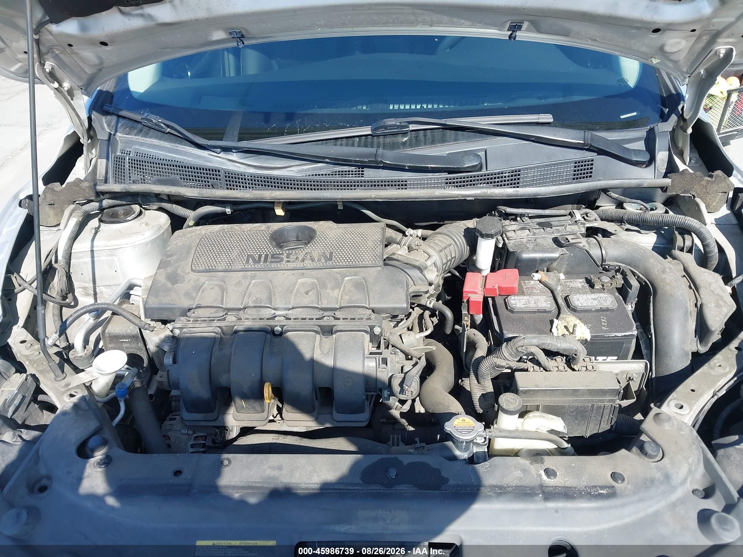 2016 Nissan Sentra Sv Silver vin: 3N1AB7AP5GY319447