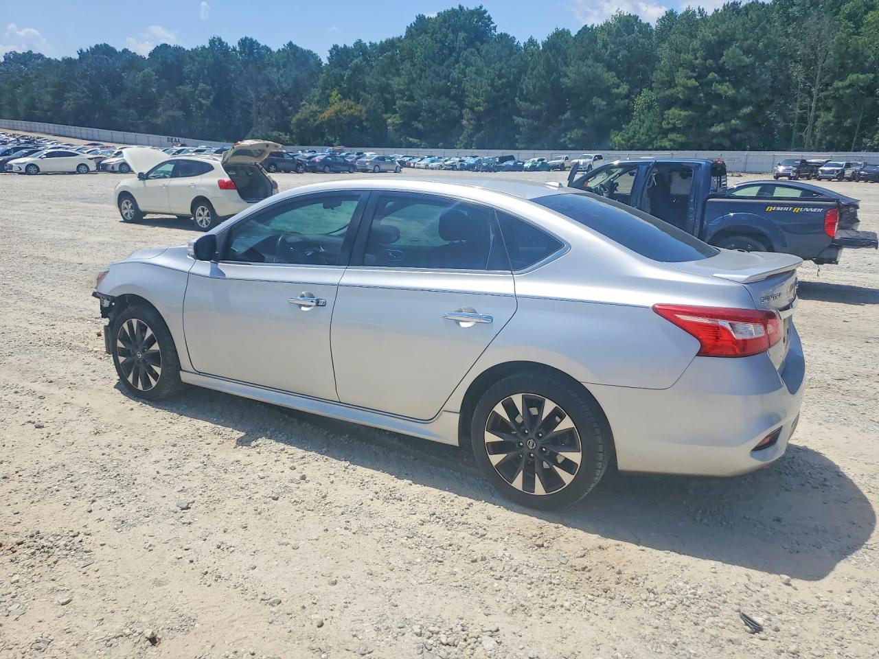 2017 Nissan Sentra Sr Silver vin: 3N1AB7AP5HY234495
