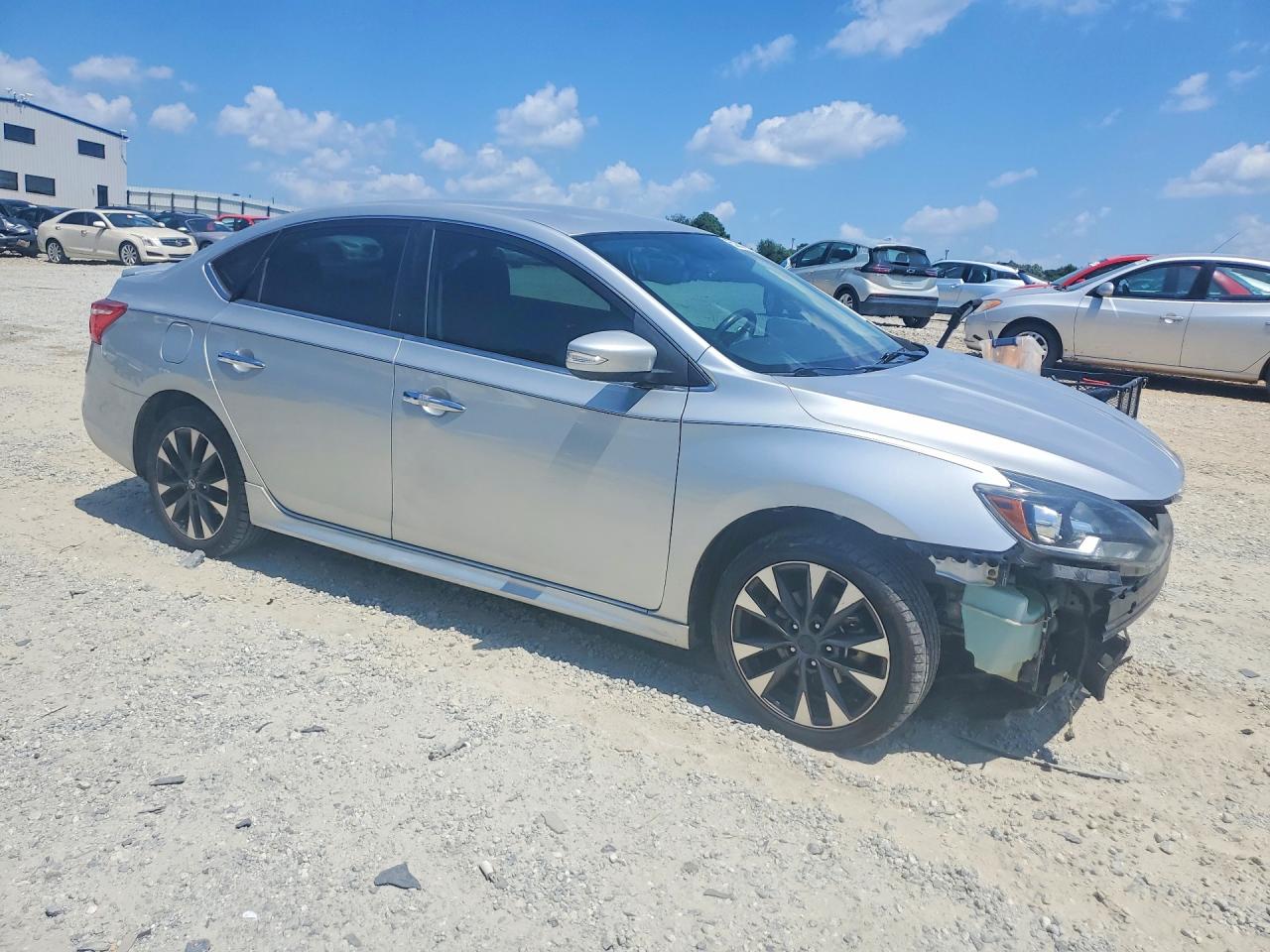 2017 Nissan Sentra Sr Silver vin: 3N1AB7AP5HY234495