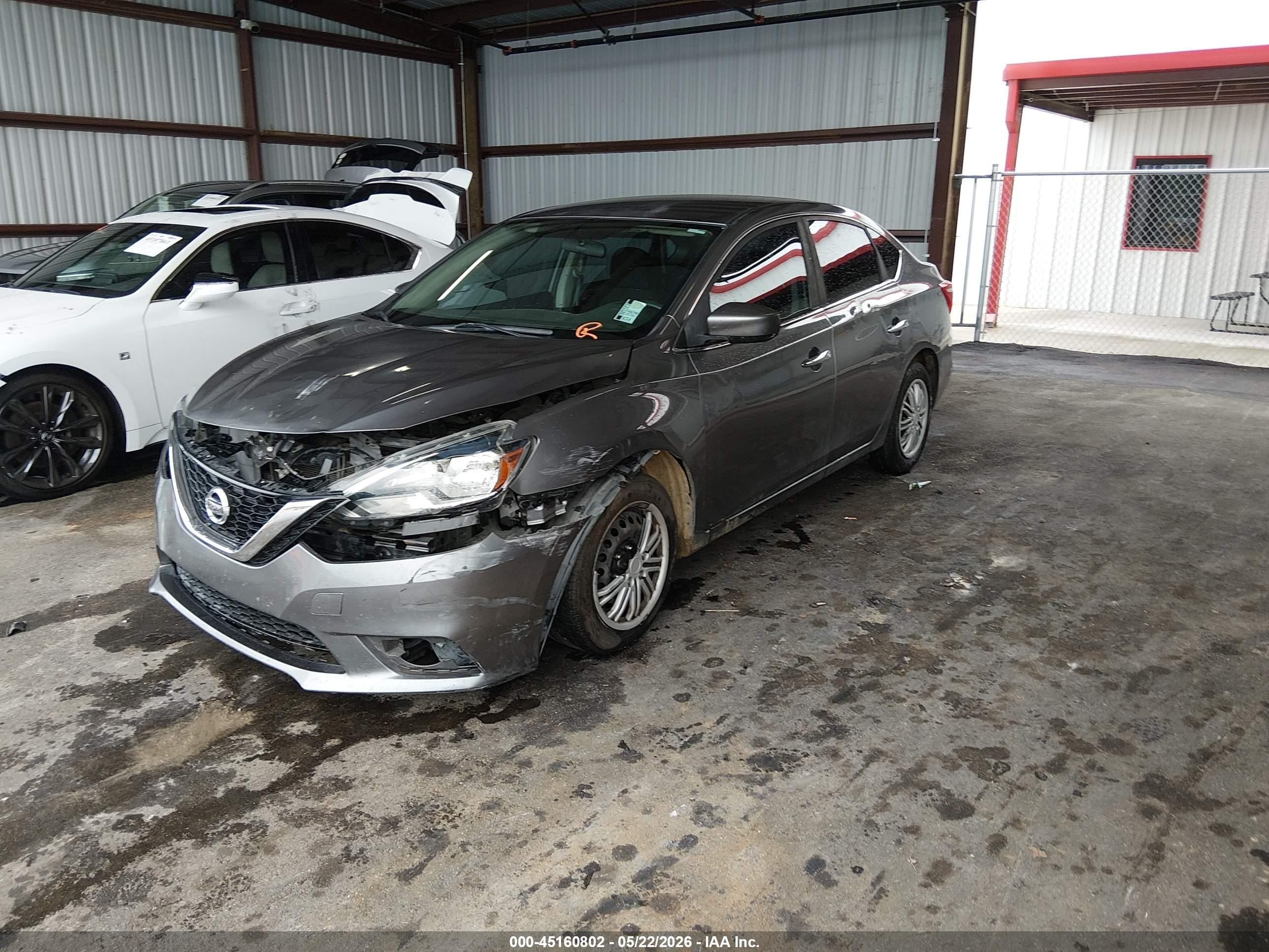 2017 Nissan Sentra S Silver vin: 3N1AB7AP5HY284197