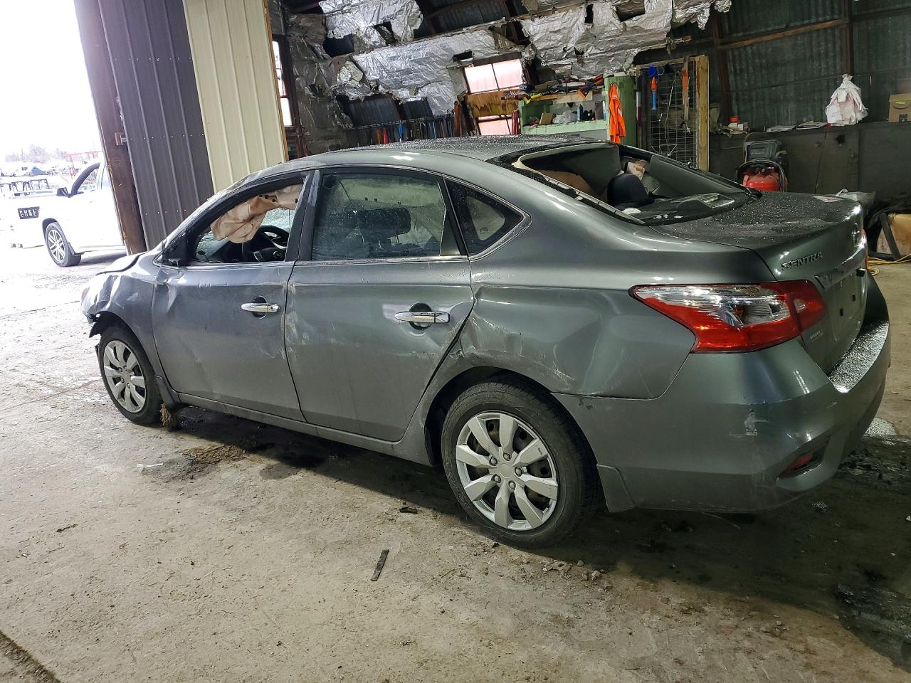 2017 Nissan Sentra S Gray vin: 3N1AB7AP5HY366009