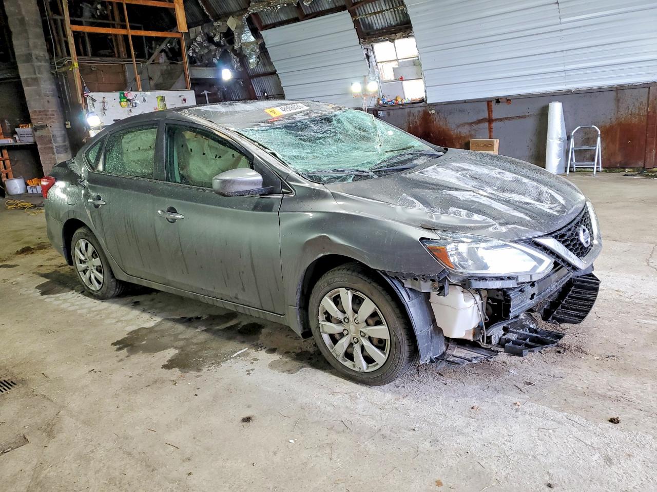 2017 Nissan Sentra S Gray vin: 3N1AB7AP5HY366009
