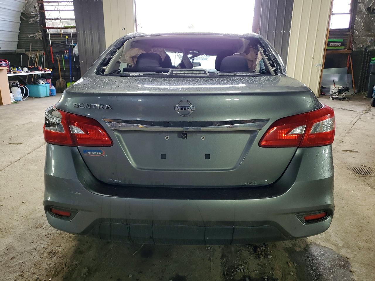 2017 Nissan Sentra S Gray vin: 3N1AB7AP5HY366009
