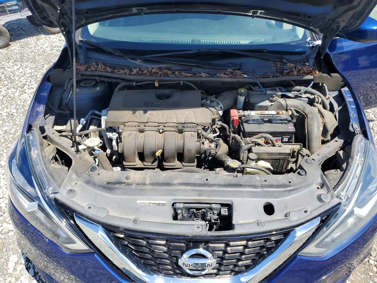 2018 Nissan Sentra S Blue vin: 3N1AB7AP5JY248340