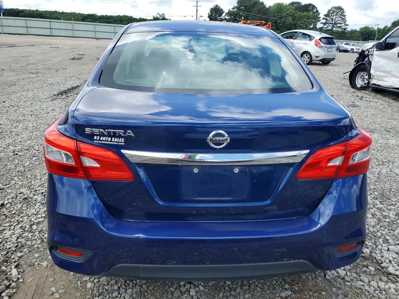 2018 Nissan Sentra S Blue vin: 3N1AB7AP5JY248340