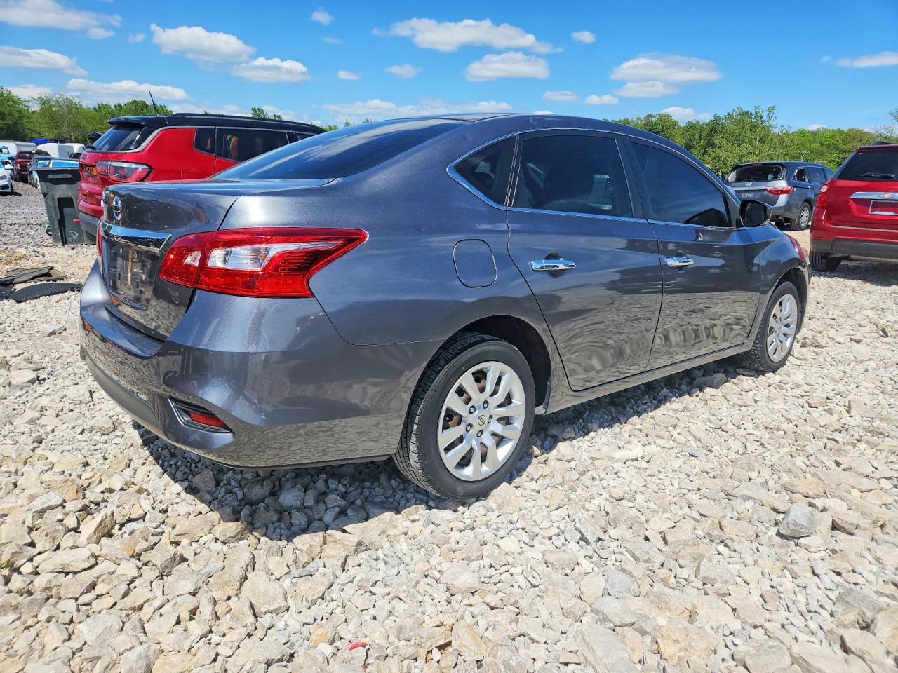 2018 Nissan Sentra S Gray vin: 3N1AB7AP5JY290734
