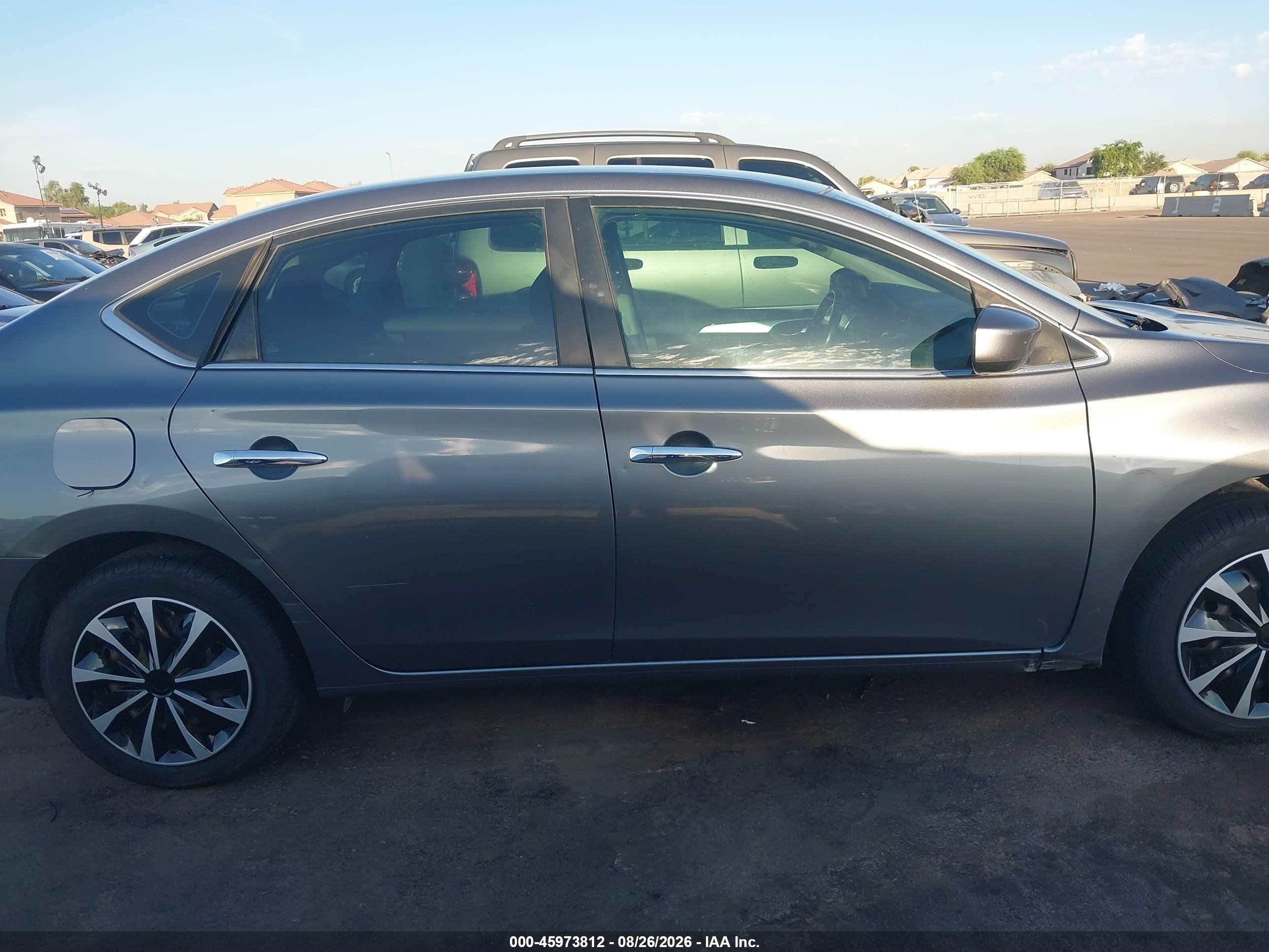 2019 Nissan Sentra S Gray vin: 3N1AB7AP5KY211581