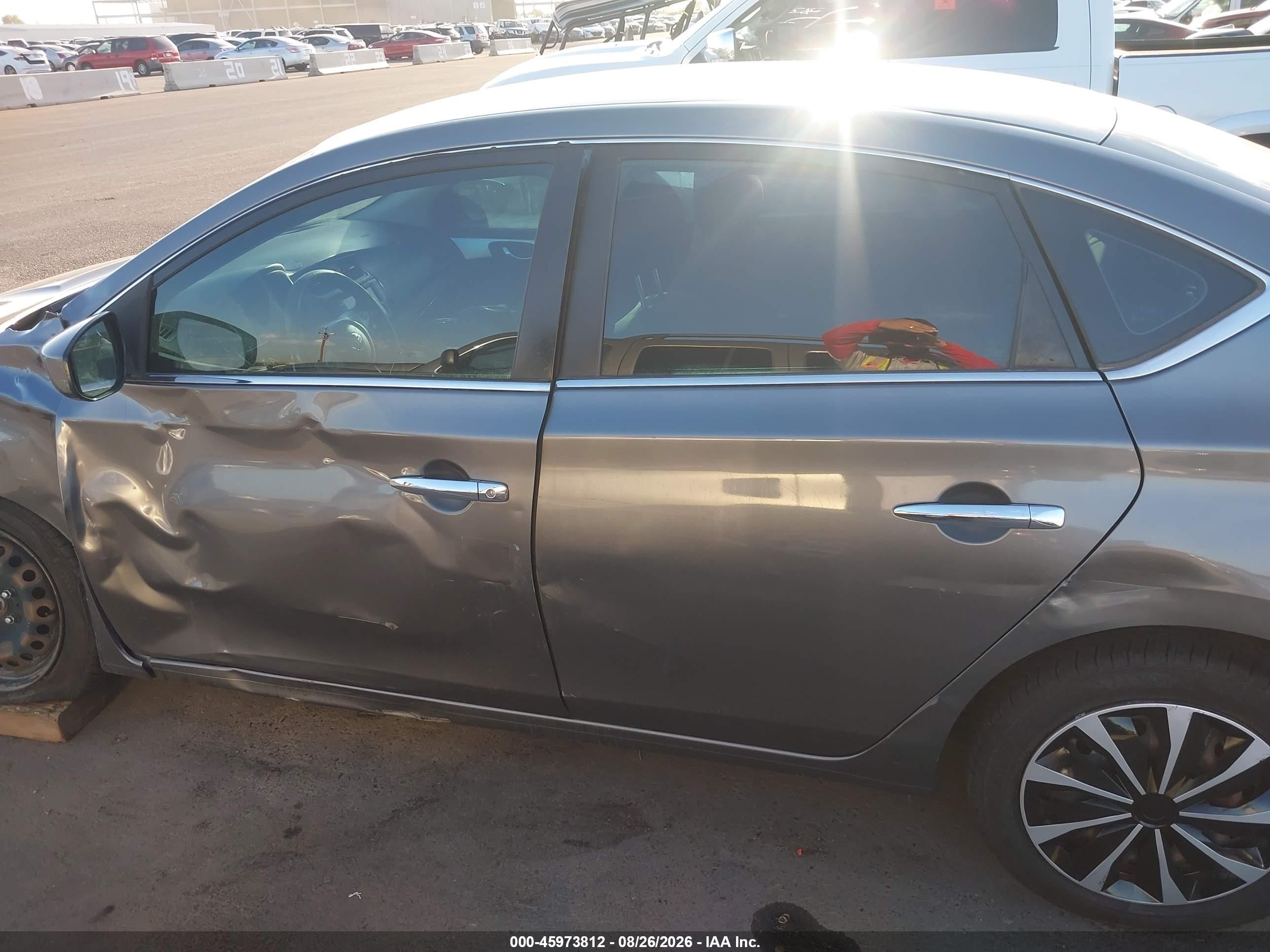 2019 Nissan Sentra S Gray vin: 3N1AB7AP5KY211581
