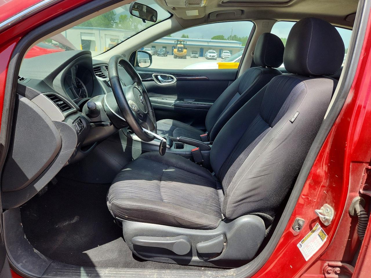 2019 Nissan Sentra Sv Бордовый vin: 3N1AB7AP5KY232480