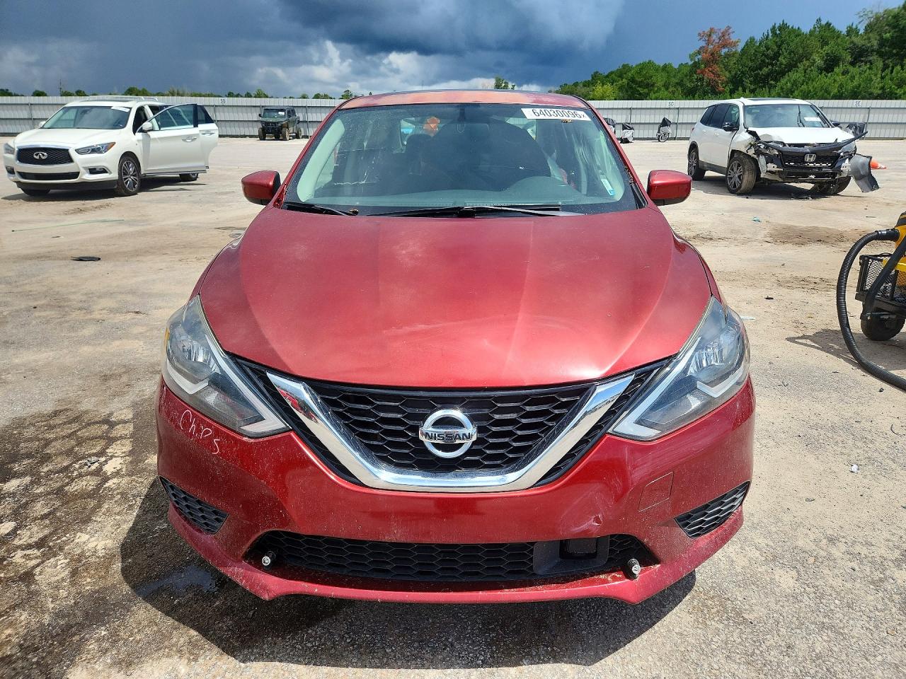 2019 Nissan Sentra Sv Бордовый vin: 3N1AB7AP5KY232480