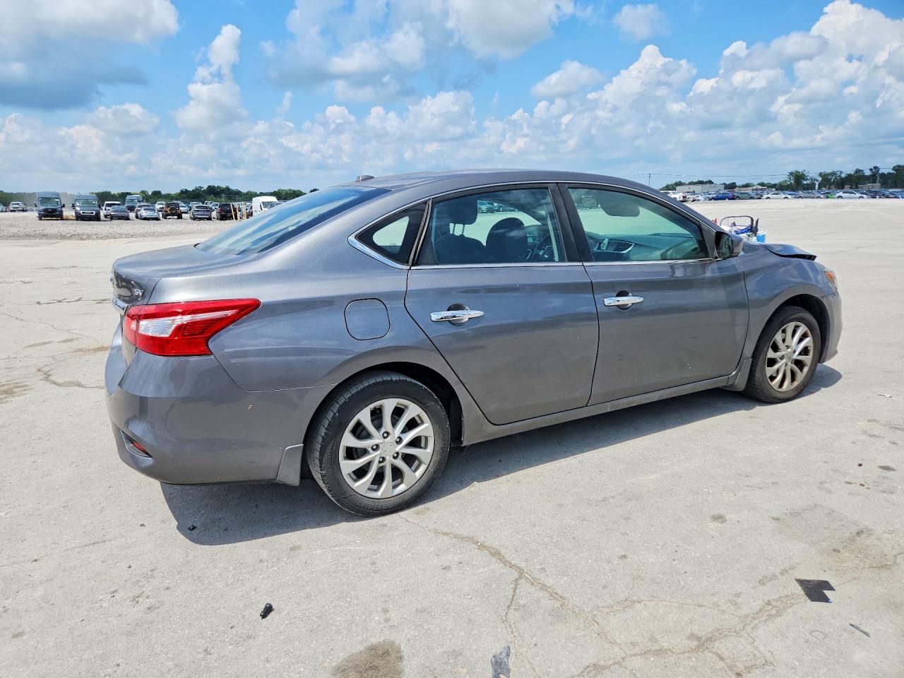 2019 Nissan Sentra Sv Gray vin: 3N1AB7AP5KY239252