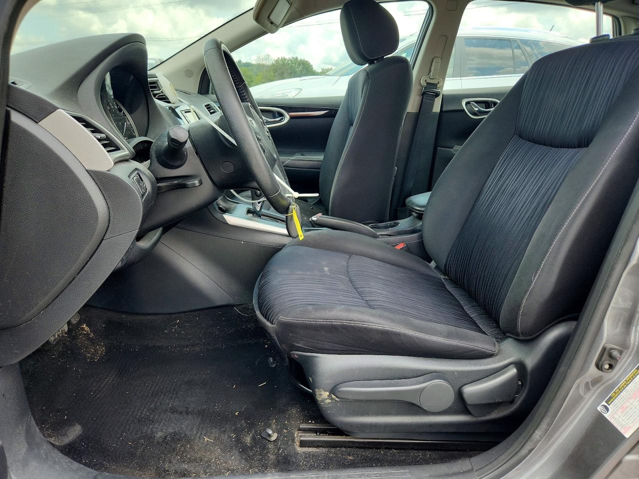 2019 Nissan Sentra Sv Gray vin: 3N1AB7AP5KY239252