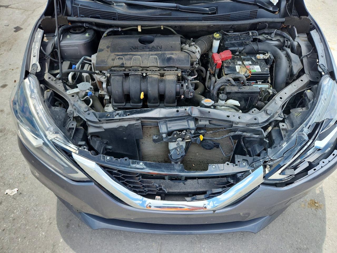 2019 Nissan Sentra Sv Gray vin: 3N1AB7AP5KY239252