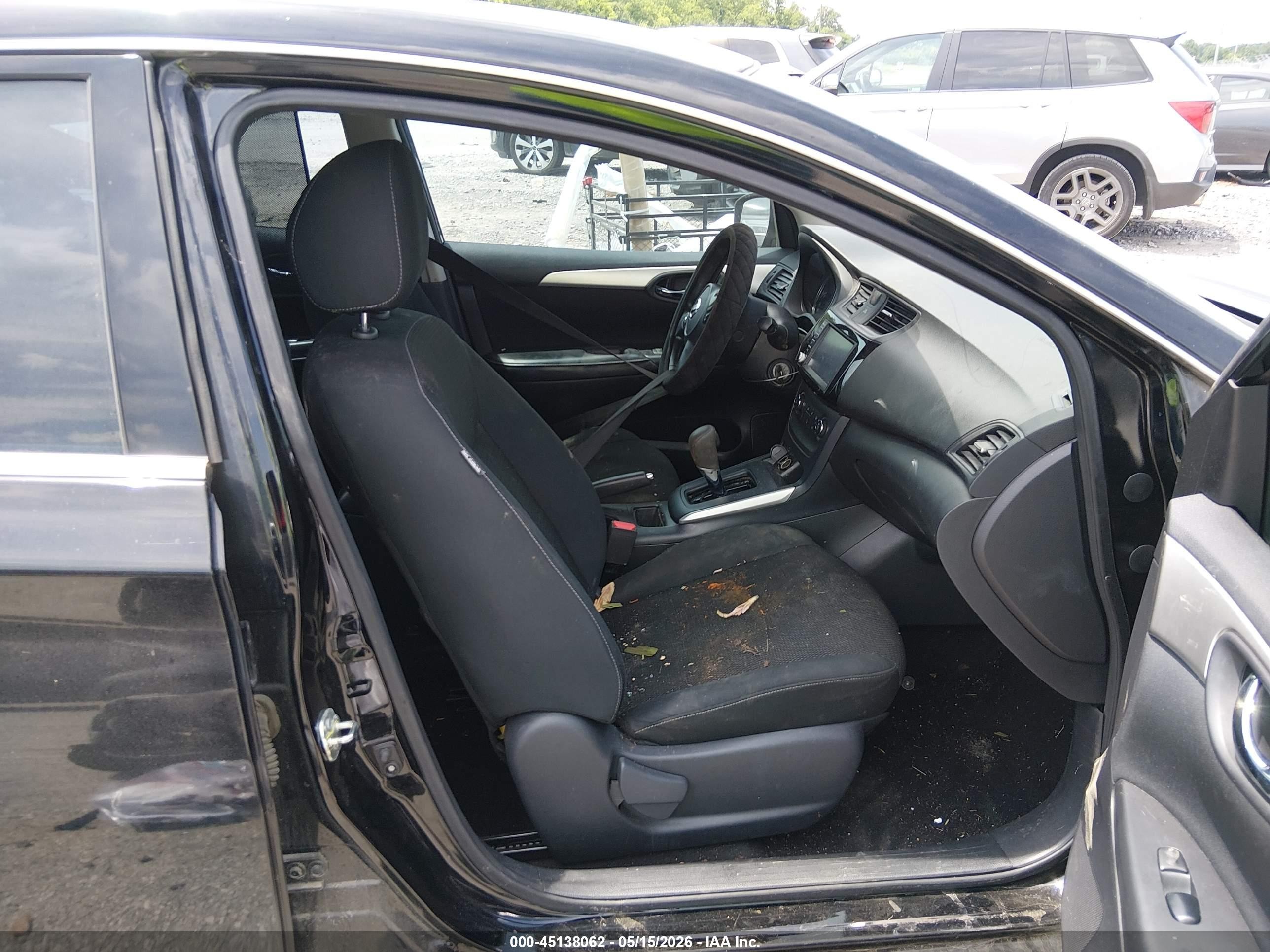 2019 Nissan Sentra S Black vin: 3N1AB7AP5KY303676