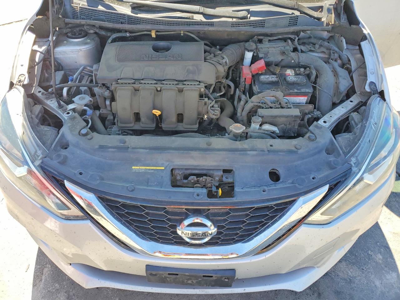 2019 Nissan Sentra Sv Серебряный vin: 3N1AB7AP5KY328321