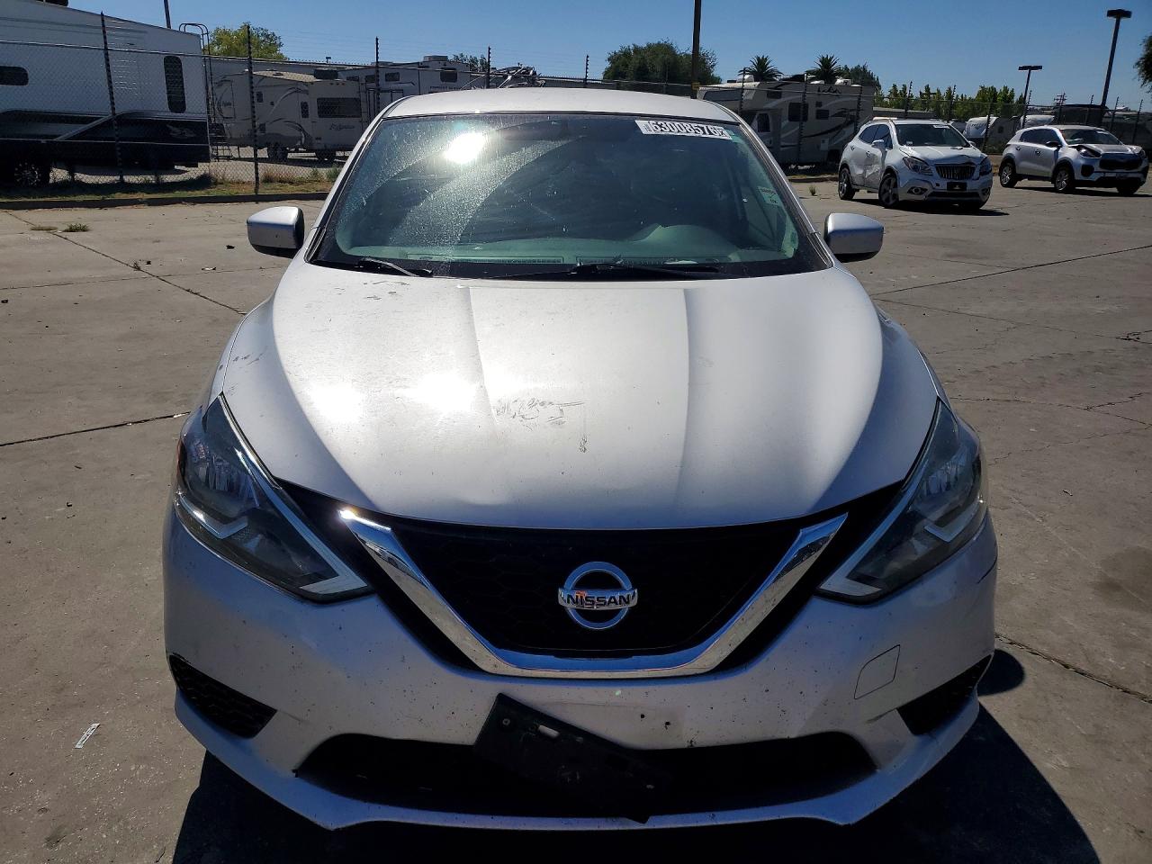 2019 Nissan Sentra Sv Серебряный vin: 3N1AB7AP5KY328321